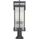 Fortis 2 Light 28.5 inch Sand Black Outdoor Pier Mounted Fixture