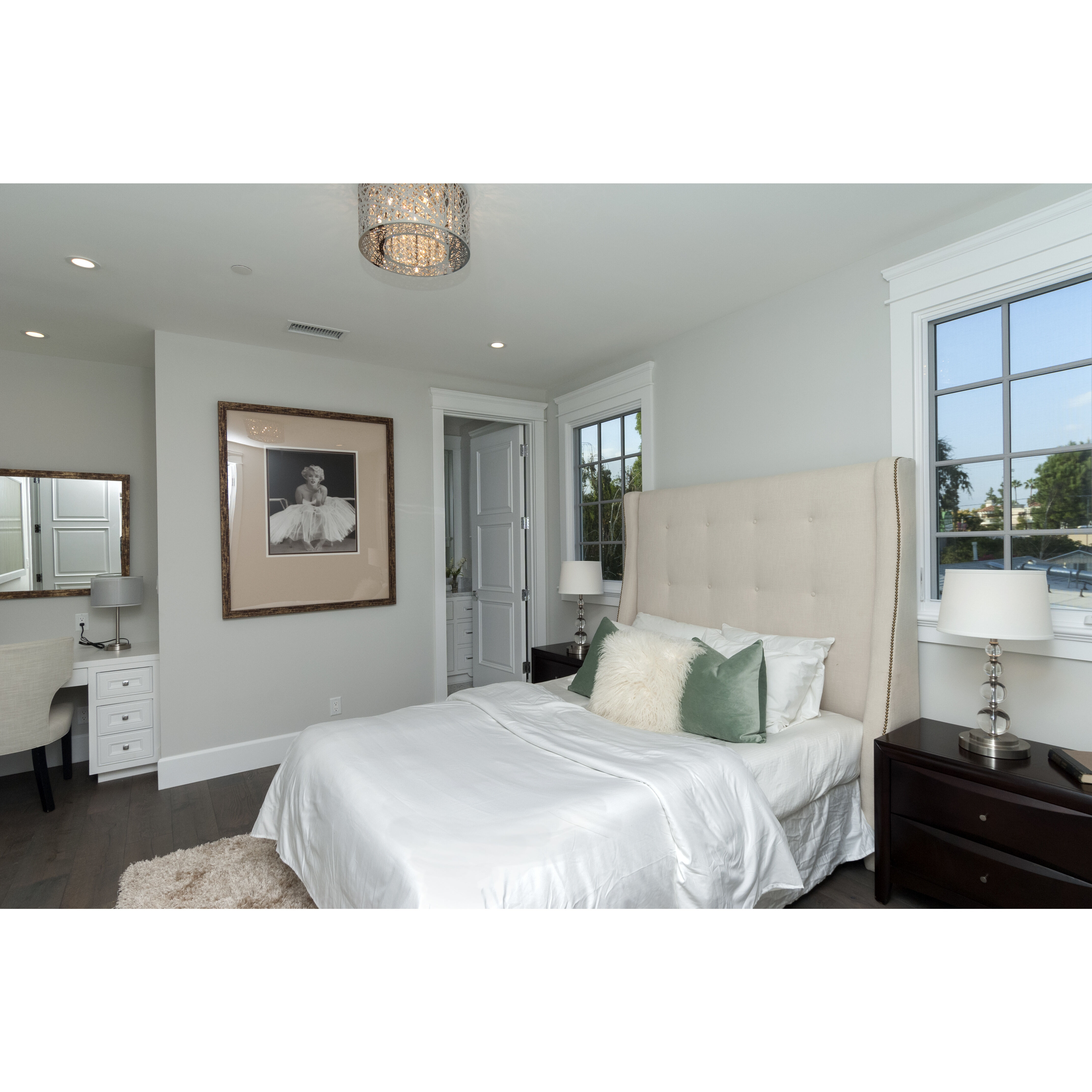 Troy 7 Light 15.75 inch Polished Chrome Flush Mount Ceiling Light