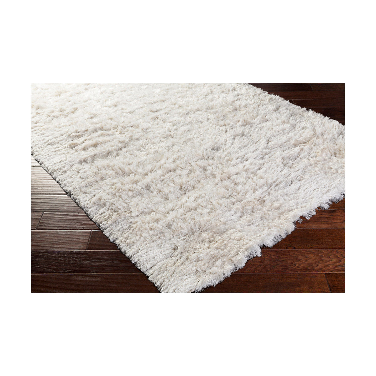 Whisper 108 X 72 inch Cream Handmade Rug in 6 x 9, Rectangle
