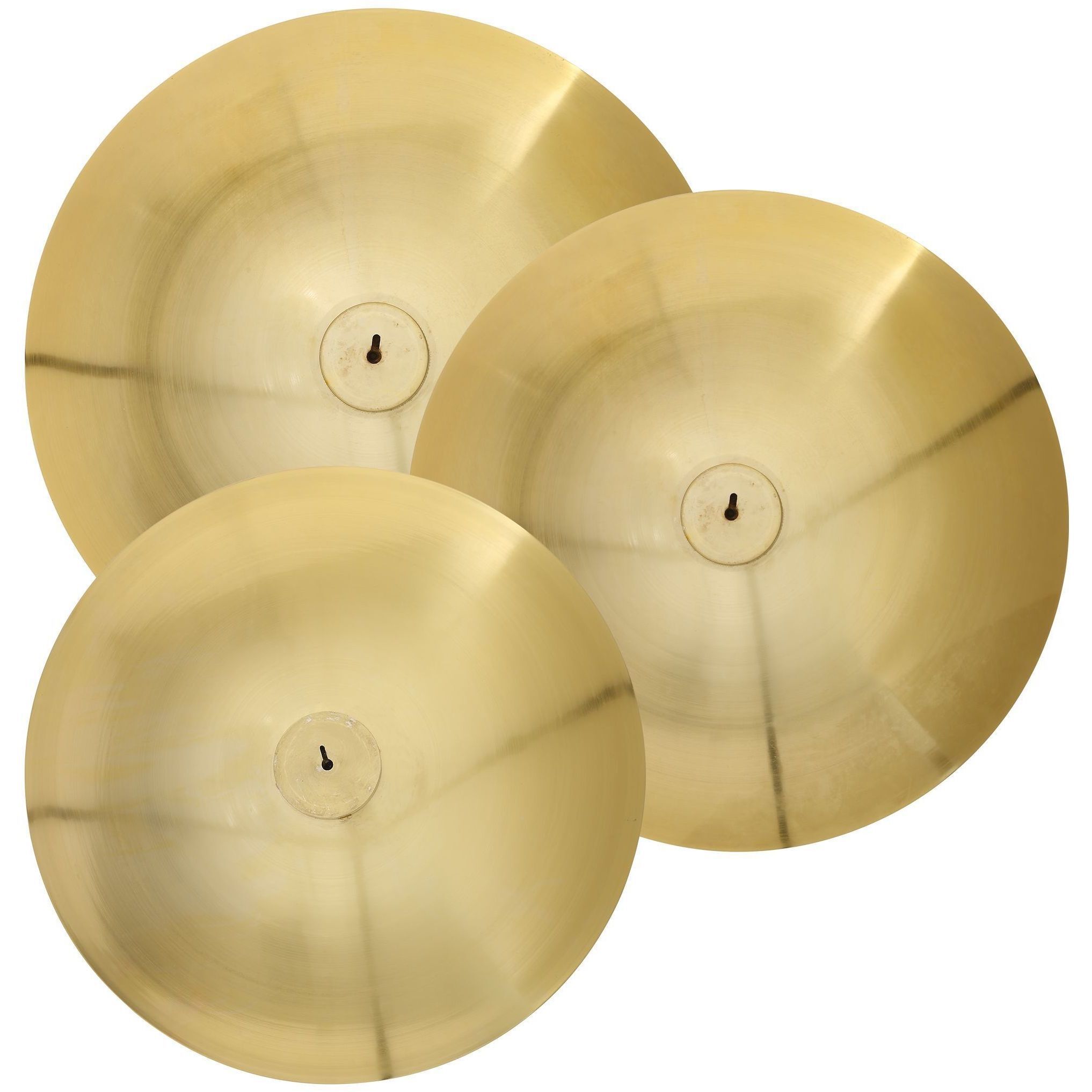 Cymbalic Brass Wall Art, Set of 3