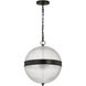 Alexa Hampton Lucinda 3 Light 15 inch Aged Iron Pendant Ceiling Light