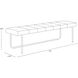 Casimir Nightfall Black Bench
