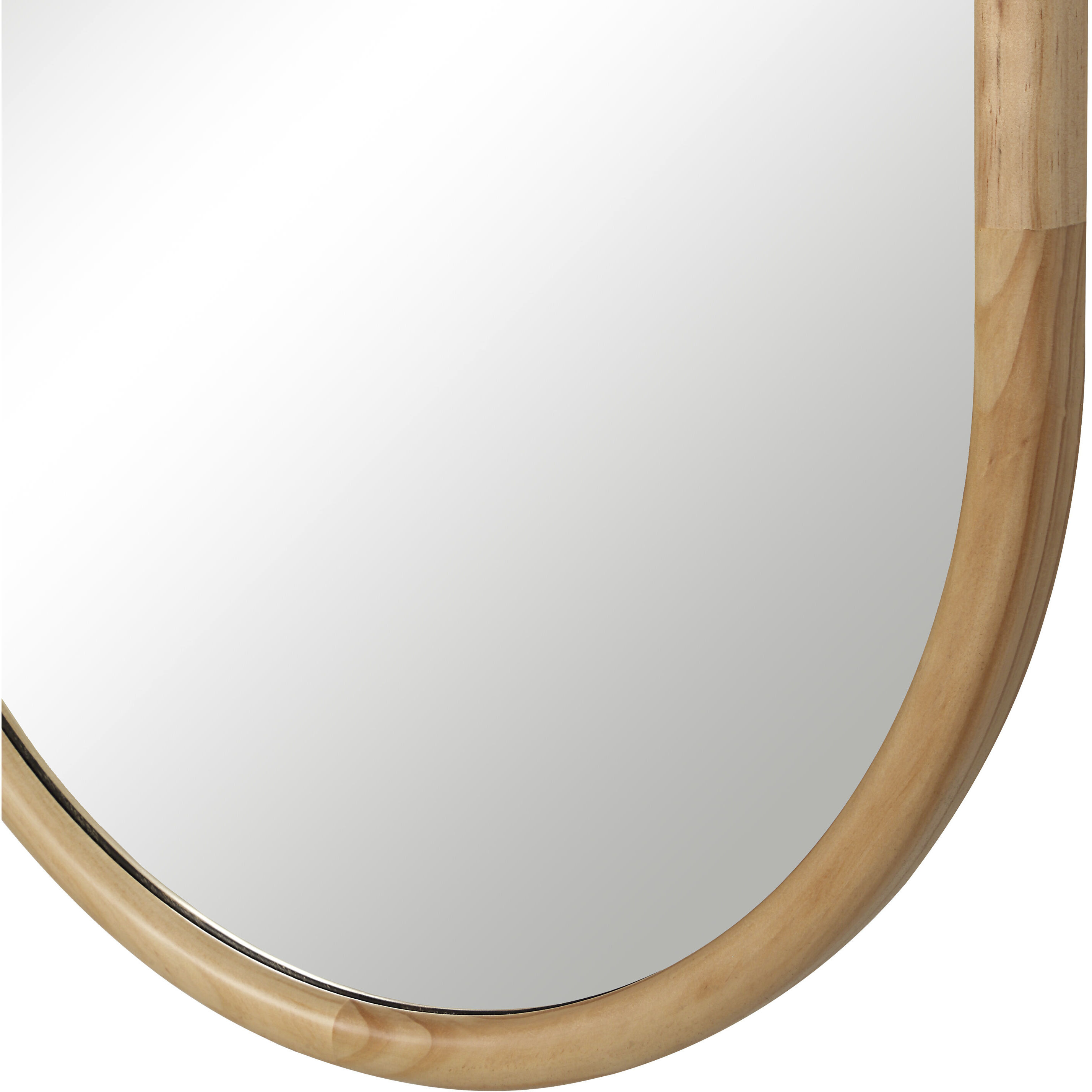 Pudino 60 X 24 inch Natural Wall Mirror