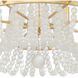 Bella 8 Light 26 inch Antique Gold Chandelier Ceiling Light