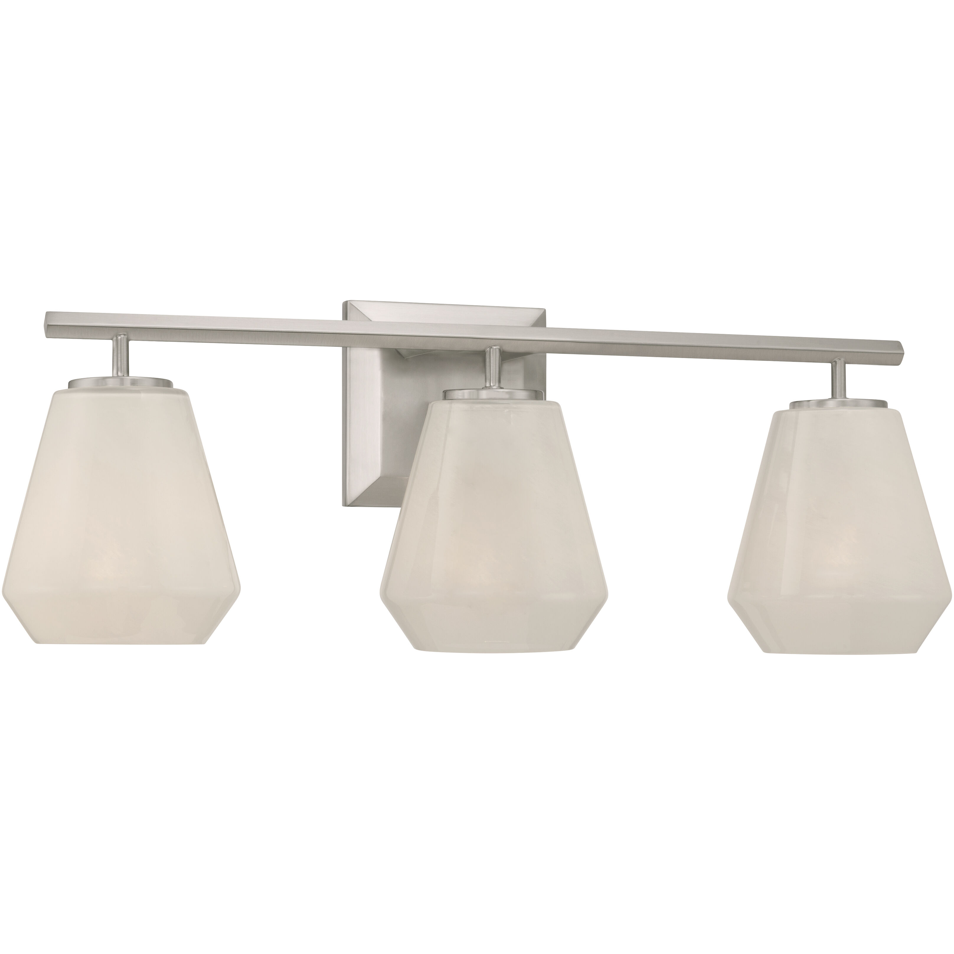 Siena 3 Light 22.75 inch Brushed Nickel Vanity Wall Light