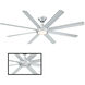 Hydra 80 inch Titanium Downrod Ceiling Fan in 2700K