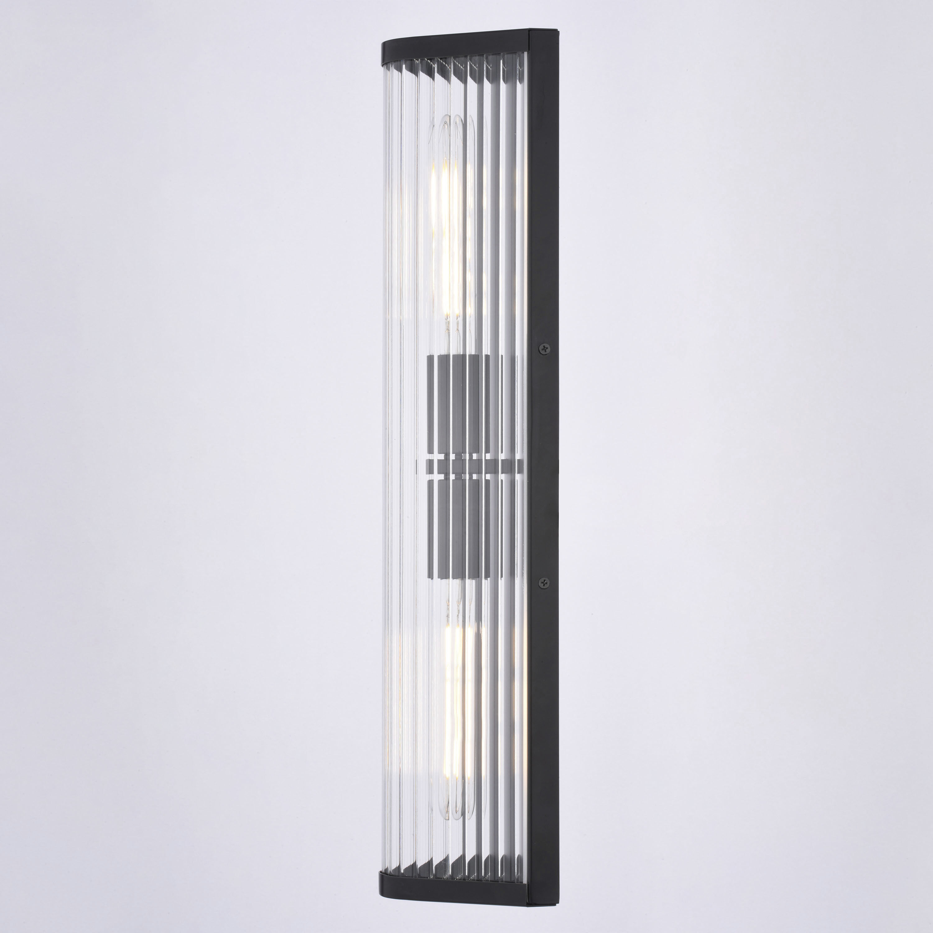 Barbier 2 Light 5.5 inch Matte Black Wall Light