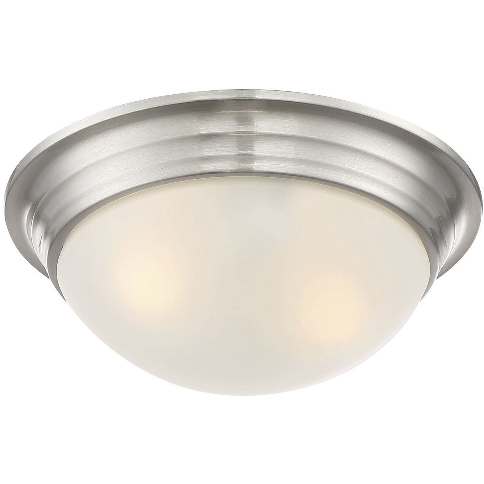 Stella 2 Light 11 inch Satin Nickel Flush Mount Ceiling Light, Essentials