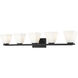 Annalise 5 Light 42 inch Matte Black Vanity Wall Light