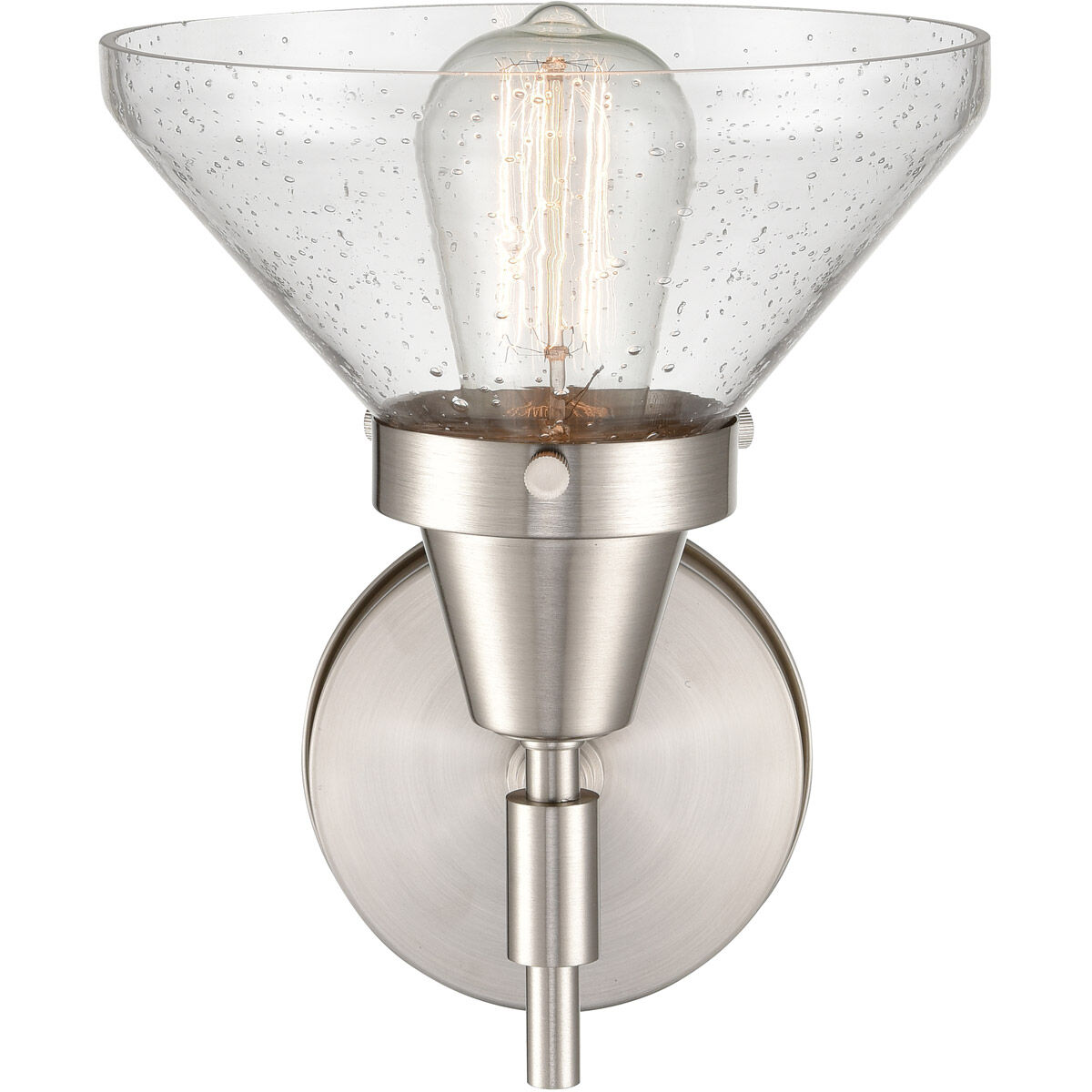 Caden 1 Light 8 inch Satin Nickel Sconce Wall Light