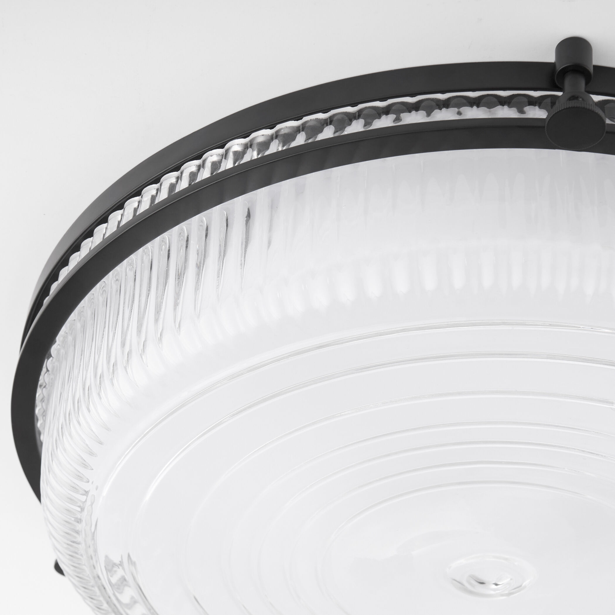 Emory 1 Light 18 inch Matte Black Flush Mount Ceiling Light