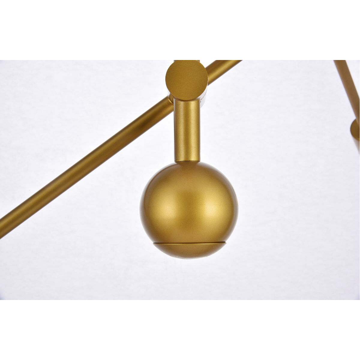 Axel 6 Light 55 inch Brass Pendant Ceiling Light