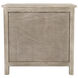 Curved Front 30 X 28.5 inch Vintage Grey Side Table
