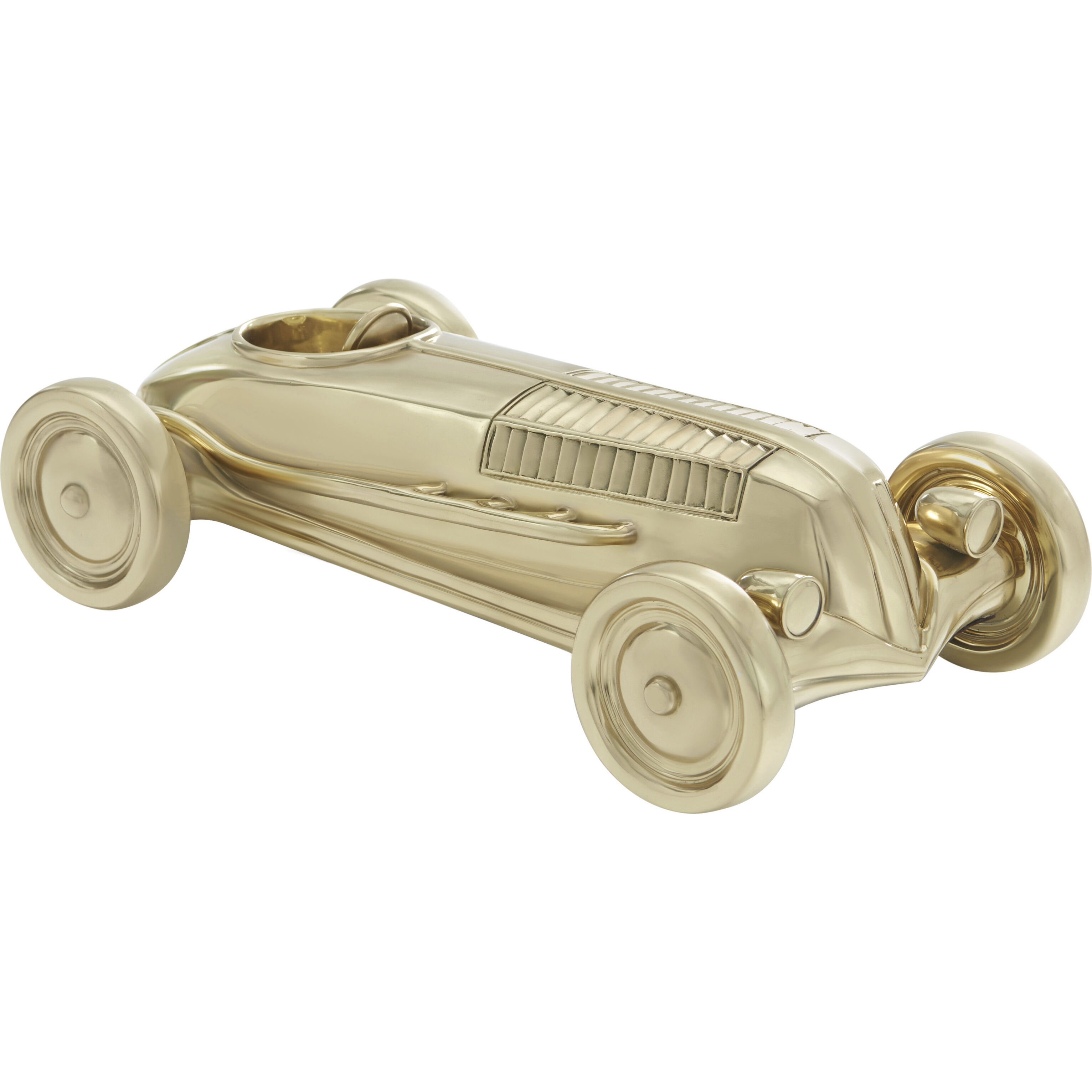 Alta Polished Brass Table Top Bronze Car, Bronze Car, Spencer London