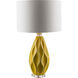 Bethany 27.5 inch 100 watt Bright Yellow Table Lamp Portable Light
