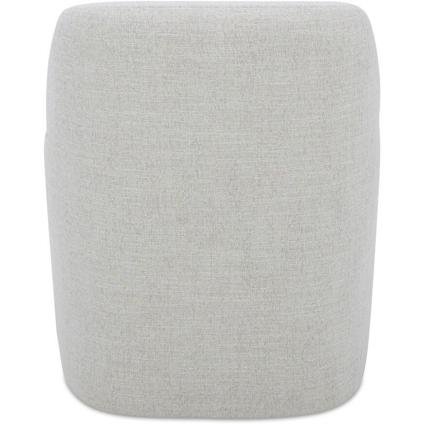 Maisie KQ Flecked Oat Rolling Dining Chair in Beige