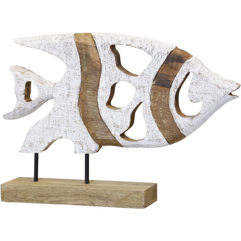 Nero Natural and White Decorative Object