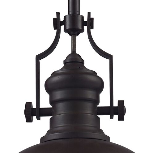 Chadwick 1 Light 13 inch Oil Rubbed Bronze Pendant Ceiling Light in Incandescent