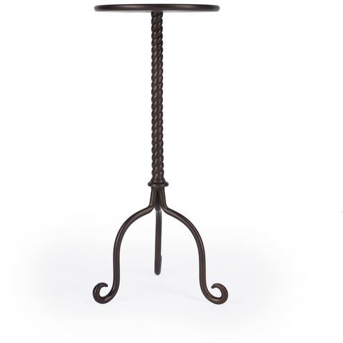 Alma Metal 28 X 12 inch Metalworks Accent Table, Pedestal