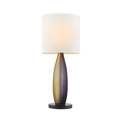 Elixer 30 inch 100.00 watt Ebony Lacquer Table Lamp Portable Light