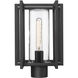 Tribeca 1 Light 8.63 inch Natural Black Outdoor Post