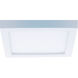 Square LED 5 inch White Flush Mount Ceiling Light in 3500K