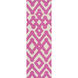 Paddington 63 X 39 inch Bright Purple, Cream Rug