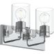 Merry 2 Light 12 inch Polished Chrome Bath Vanity Wall Light