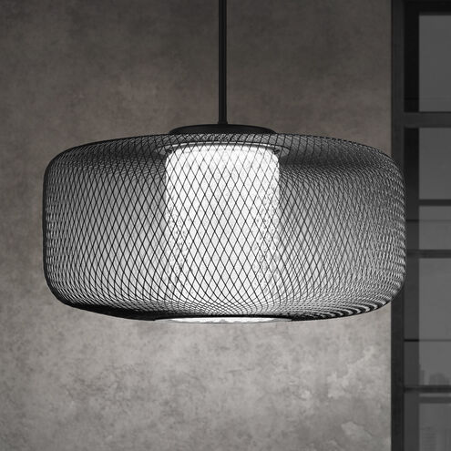 Kodo LED 31.8 inch Black Pendant Ceiling Light, Schonbek Signature