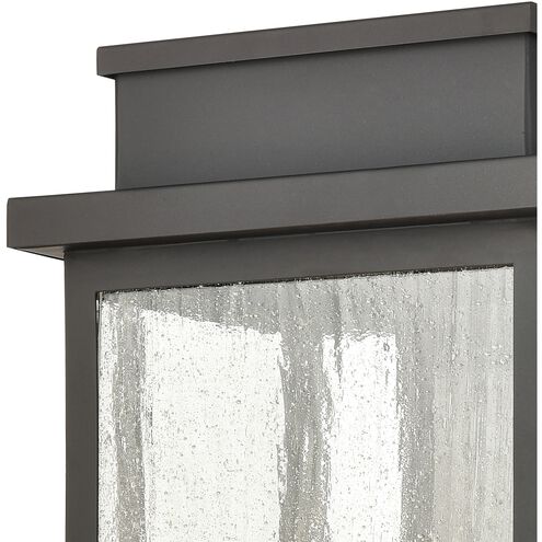 Braddock 2 Light 17 inch Architectural Bronze Outdoor Wall Sconce