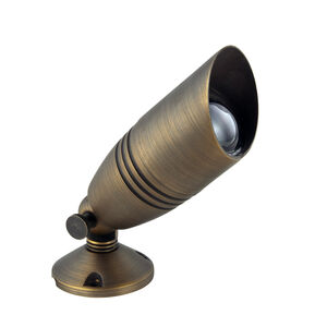 Signature 12V 50 watt Antique Brass Landscape Spot Light