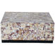 Mireille 39.4 X 39.4 inch Brown/Black Coffee Table