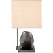 Roman 22 inch 150 watt Antique Nickel Table Lamp Portable Light