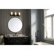Solia LED 24 inch Champagne Bronze with Black Bathroom Vanity Light Wall Light