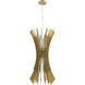 Canada 8 Light 15 inch Gold Chandelier Ceiling Light