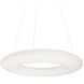 Cumulus LED 24 inch White Pendant Ceiling Light
