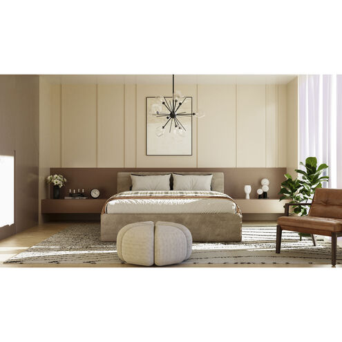 Salvador 9 Light 30 inch Earth Black Chandelier Ceiling Light