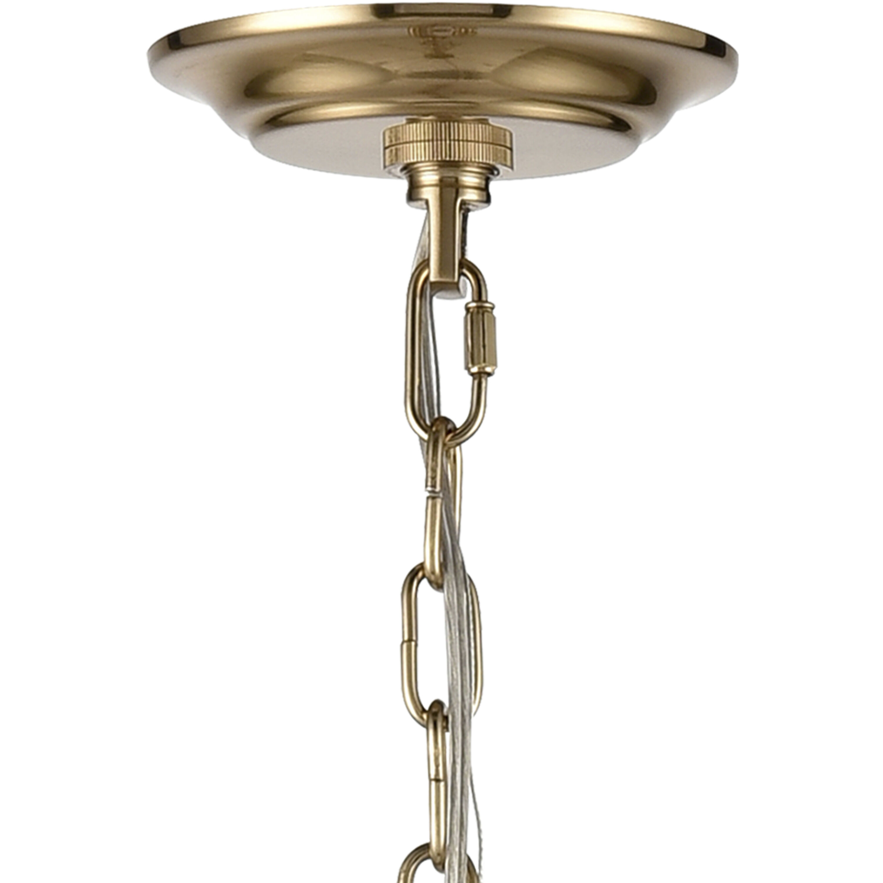 Genista 9 Light 28 inch Brass Chandelier Ceiling Light
