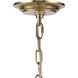 Genista 9 Light 28 inch Brass Chandelier Ceiling Light