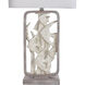 Pleasure Reef 34 inch 100.00 watt Whitewash and White Table Lamp Portable Light