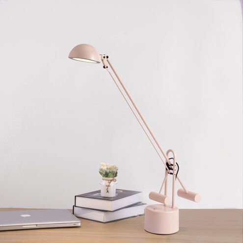 Halotech 25 inch 8.00 watt Peach Desk Lamp Portable Light