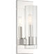 Vernon Place 1 Light 5 inch Chrome Bath Light Wall Light