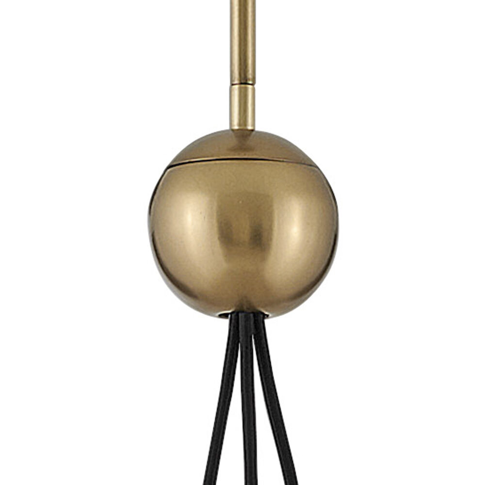 Lisa McDennon Skye 3 Light 18.25 inch Heritage Brass Indoor Pendant Ceiling Light