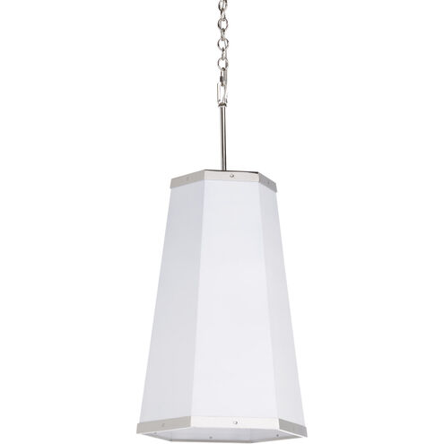 Matthew Frederick International 1 Light 16 inch Polished Nickel/Chantilly Lace Pendant Ceiling Light