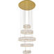 Monroe LED 26 inch Gold Pendant Ceiling Light