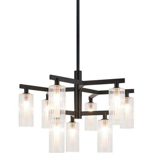 Kristof LED 26.75 inch Black Chandelier Ceiling Light