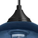 Omega 12 1 Light Black Cord Pendant Ceiling Light