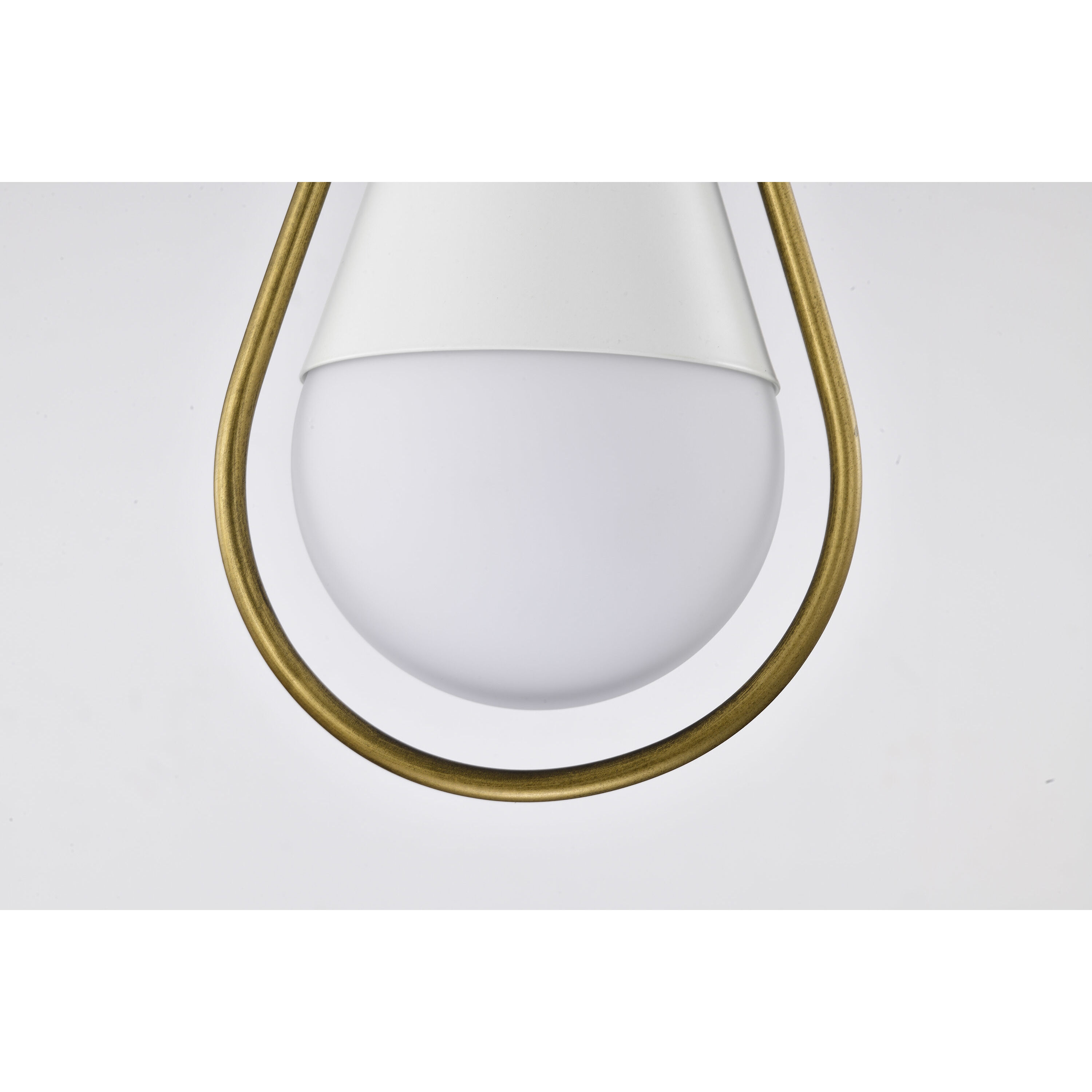 Admiral 1 Light 6.5 inch Matte White Pendant Ceiling Light