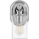 Halstead 1 Light 6.5 inch Chrome Vanity Light Wall Light