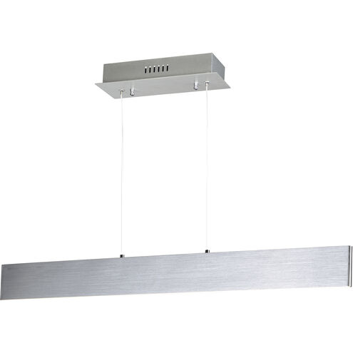 Blade Linear Pendant Ceiling Light in Brushed Aluminum